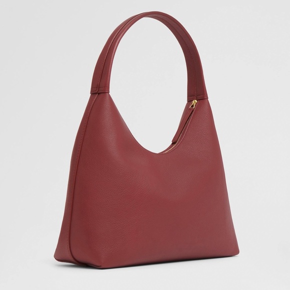 NEW Mansur Gavriel Small Soft Candy Shoulder Bag in Burgundy, Quiet Luxury! - Picture 2 of 15